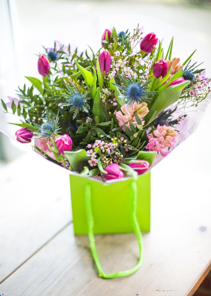 £40.00Mixed Hand Tie of Premium Flowers - Harrys Flowers London