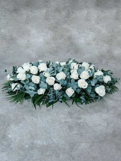 Classic White Rose Sheaf - Harrys Flowers London