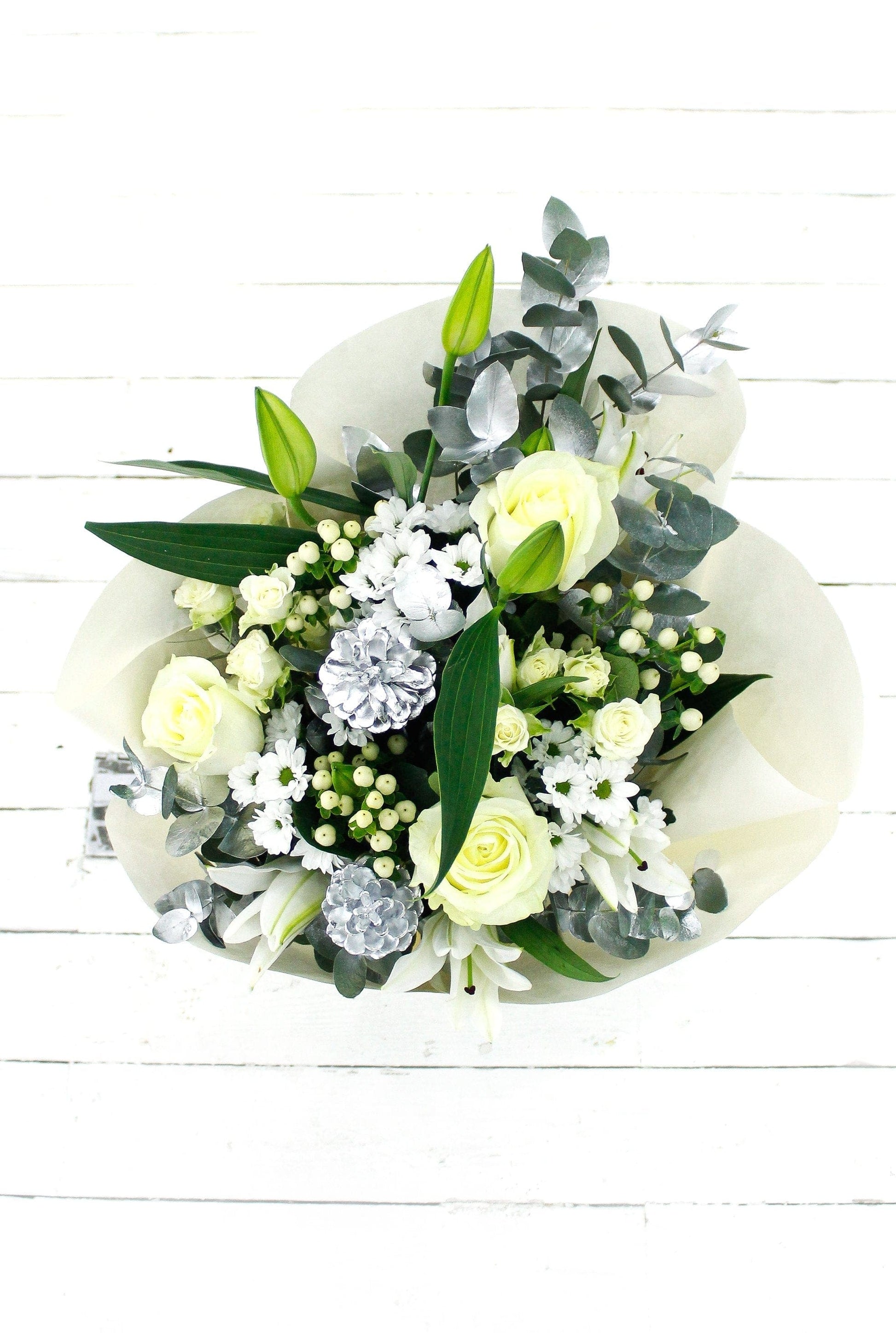 Enchanted Winter Blooms Bouquet - Harrys Flowers London