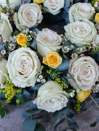 Eternal Serenity Wreath - Harrys Flowers London