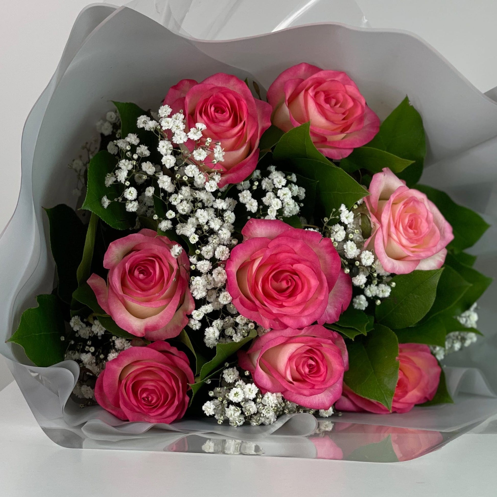 Jumillia Pink Roses - Harrys Flowers London