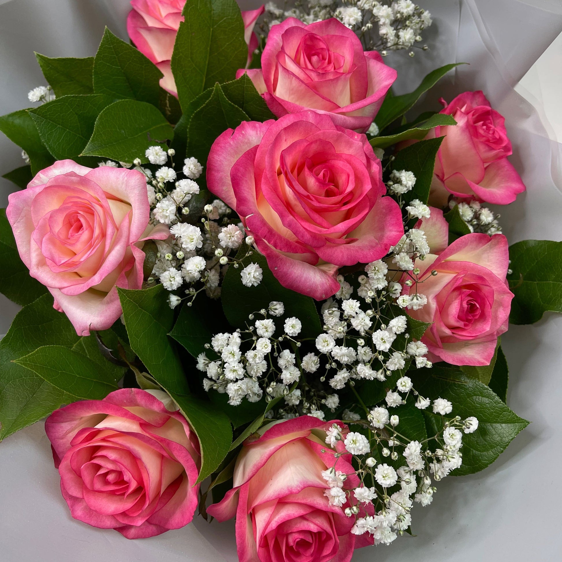 Jumillia Pink Roses - Harrys Flowers London