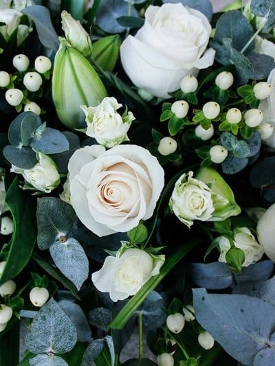 Lily and Rose Sheaf - Harrys Flowers London