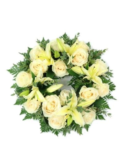 Peaceful Wreath - Harrys Flowers London