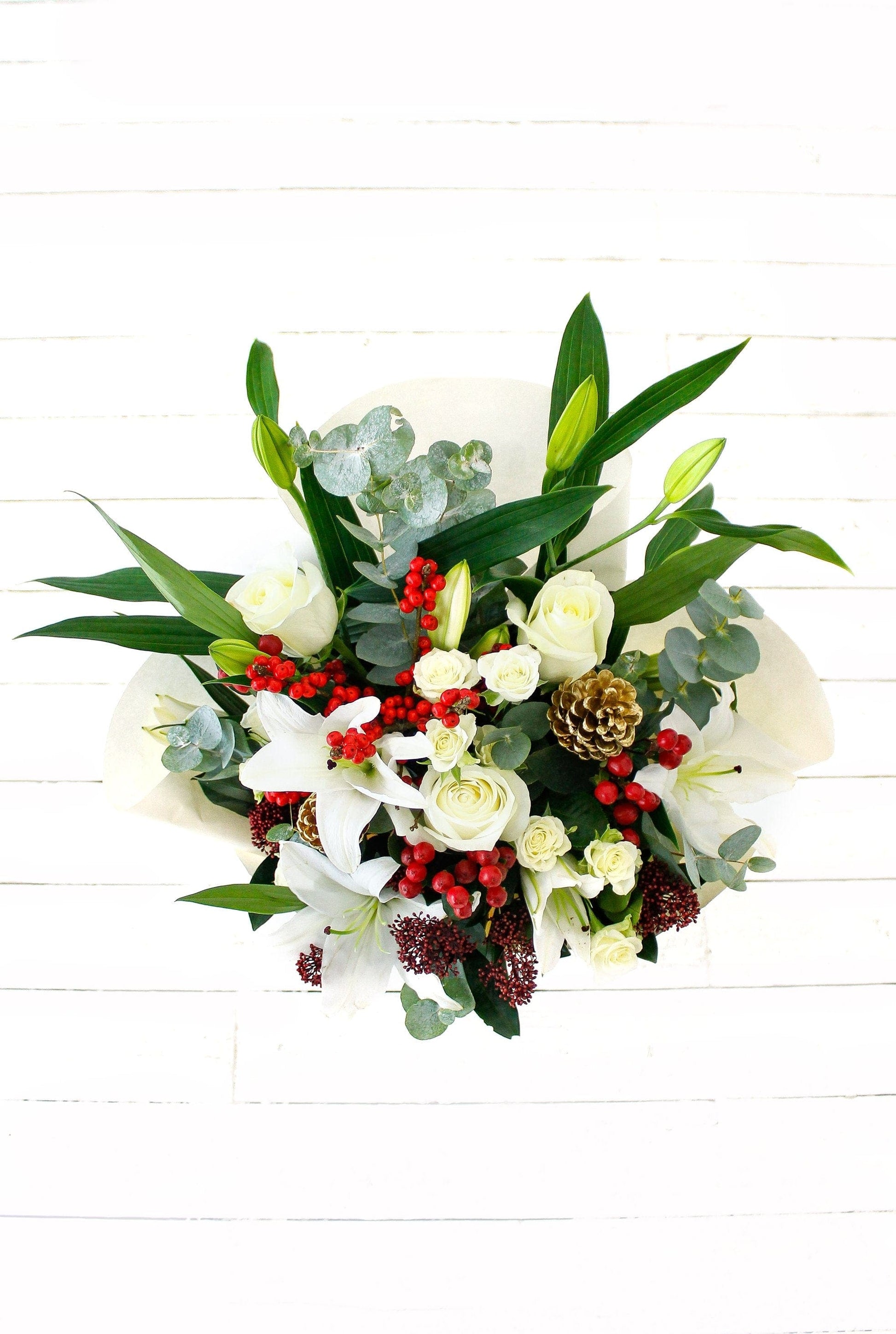 Winter Wonderland Bouquet - Harrys Flowers London