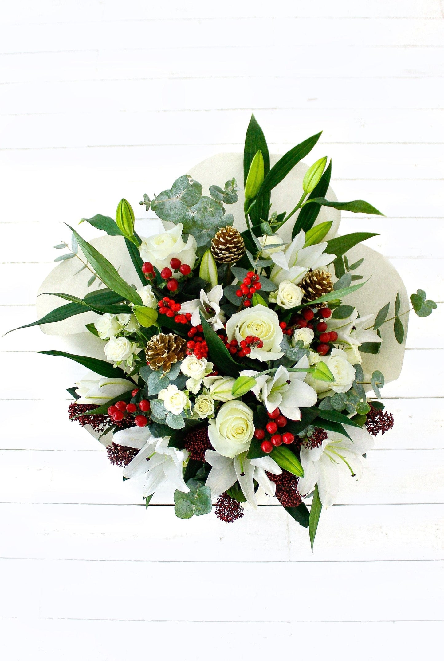 Winter Wonderland Bouquet - Harrys Flowers London