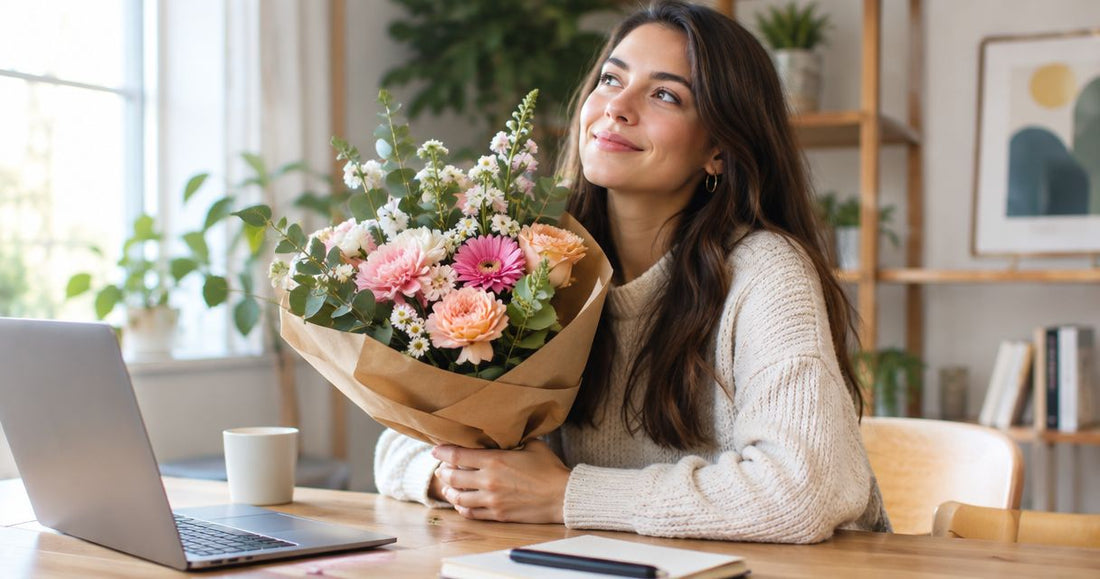 Flowers to mark a new chapter in life