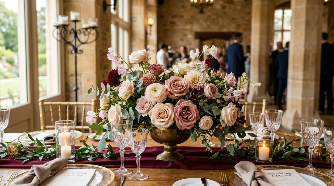 How to choose wedding flowers that match a venue's colour scheme