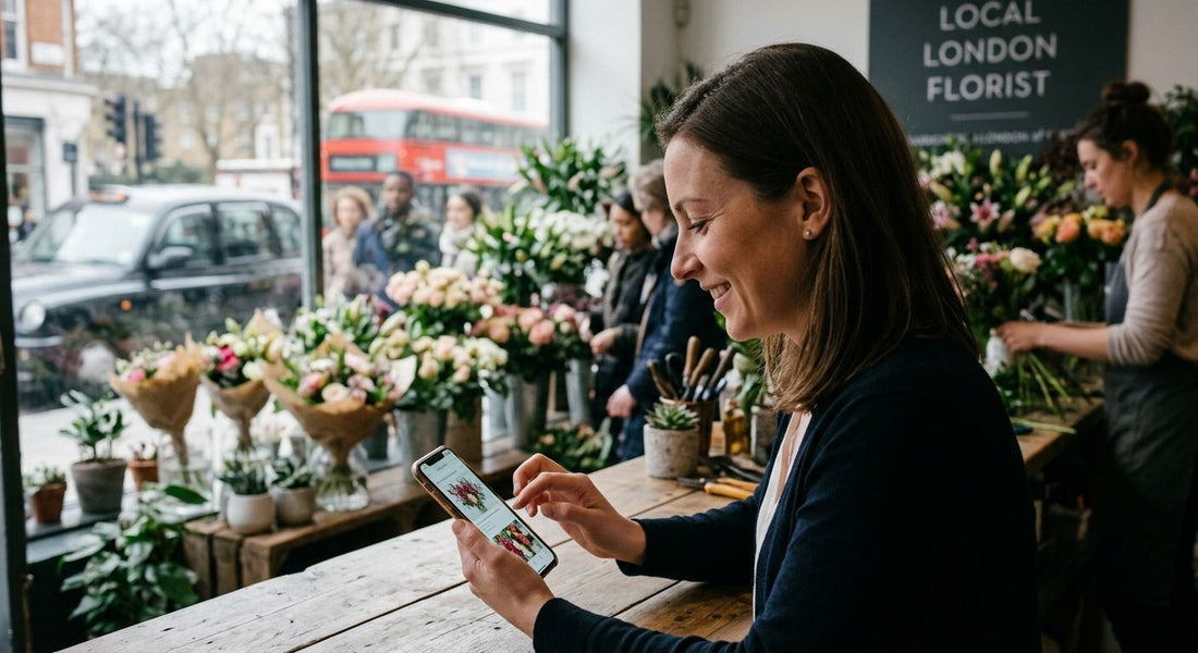 How to order London flower delivery in Arabic, French or Spanish