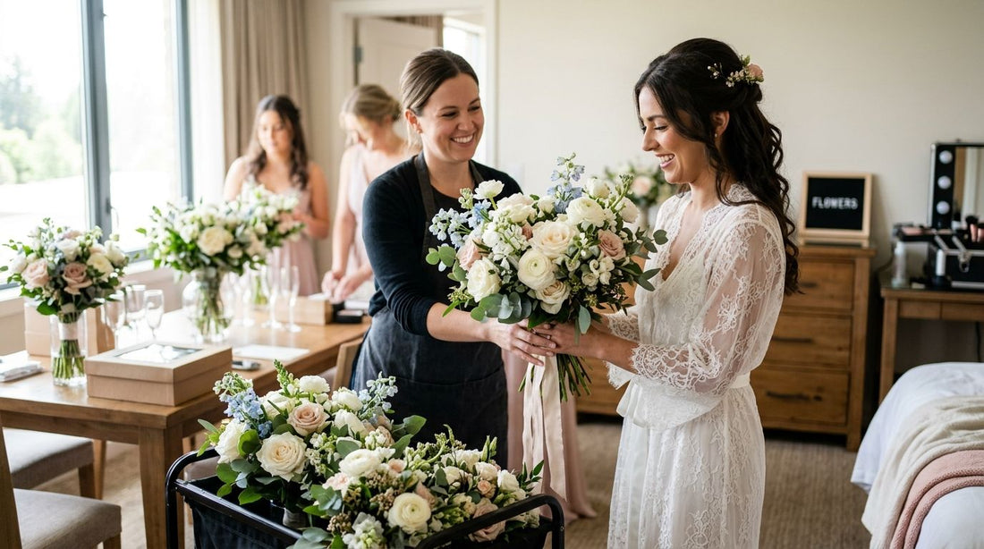 How to sync your wedding timeline with florist delivery