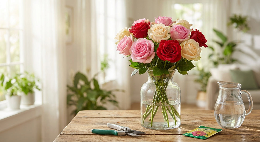 How to keep cut roses fresh for longer