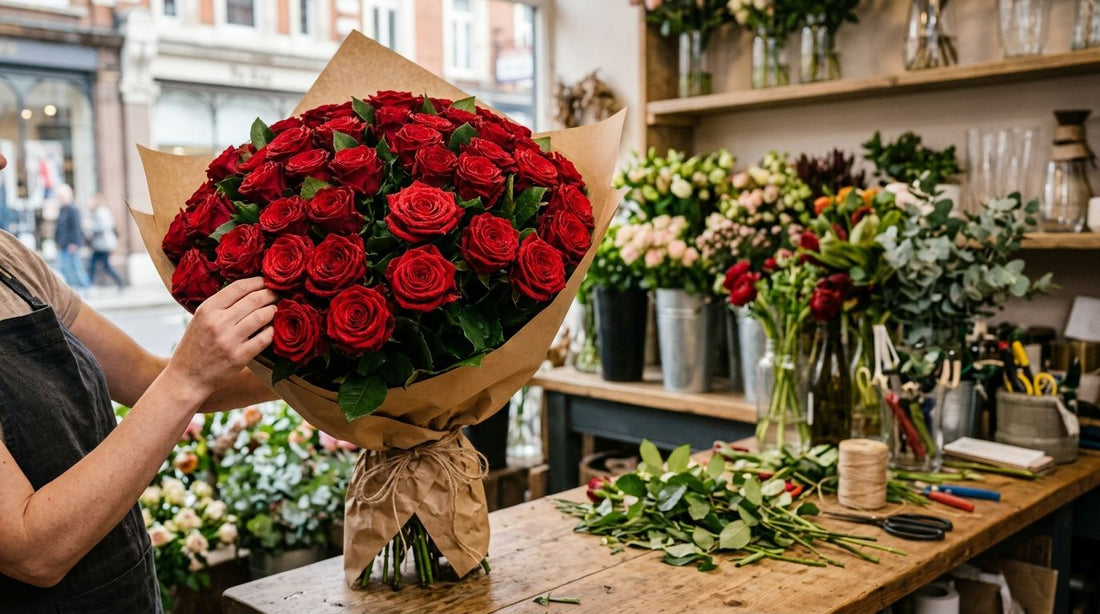 How much do 100 roses cost in London?