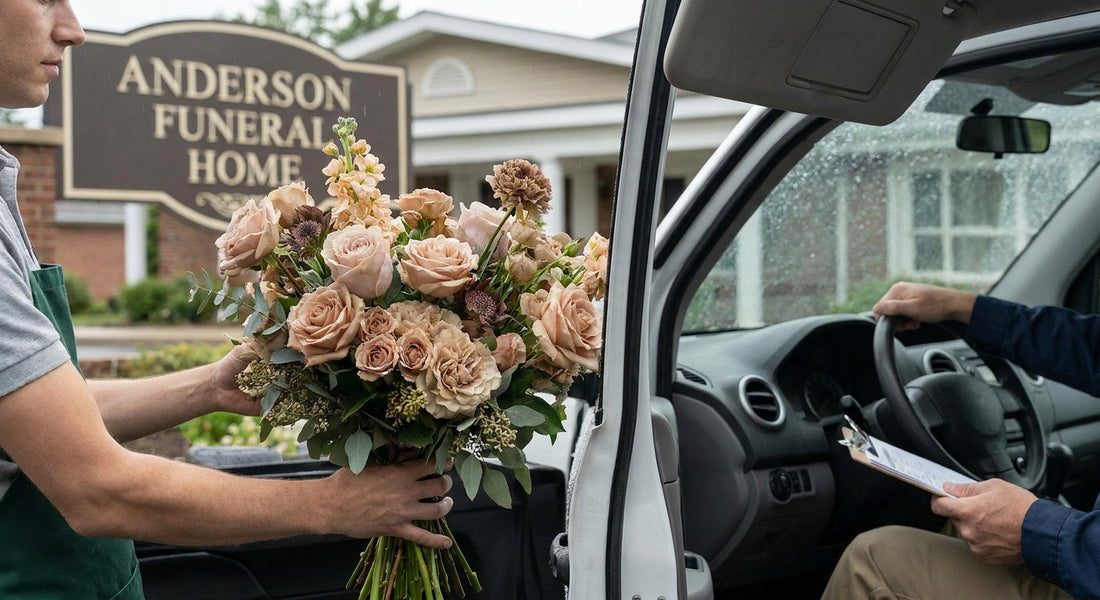How to send flowers directly to a funeral home