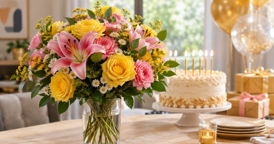 Best flowers for a 50th birthday celebration