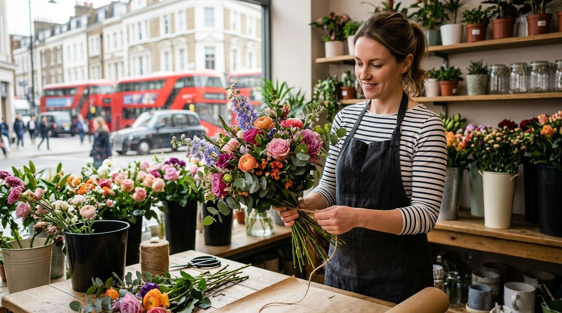 How much does same-day flower delivery cost in London?