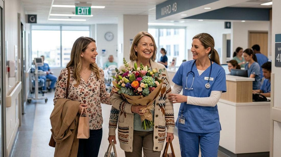 How to time a flower delivery for a hospital discharge day