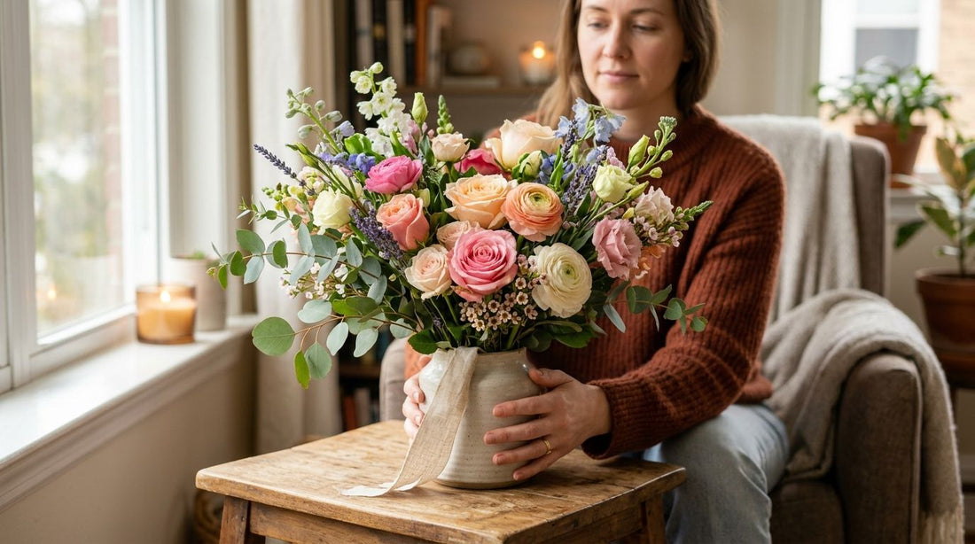 Self-care flower bouquets for treating yourself