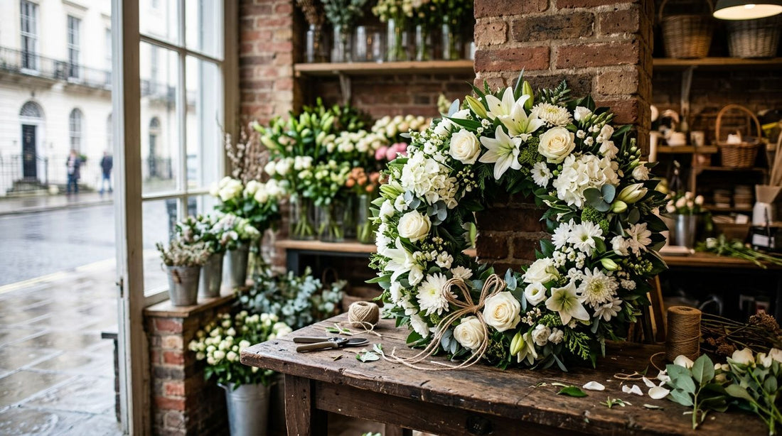 How much does a funeral wreath cost in London?