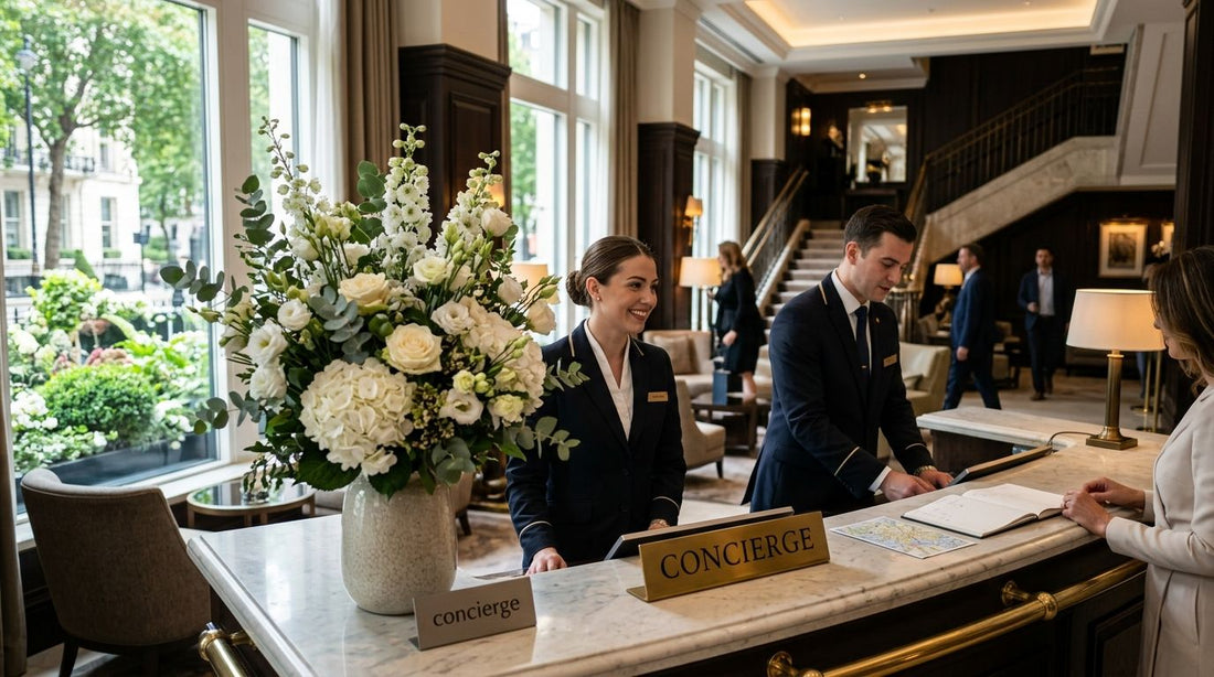 Flowers for hotel concierge teams: complete 2026 guide