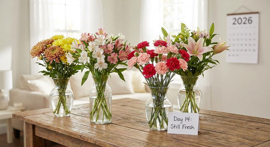 Flowers ranked by vase life: longest-lasting bouquets 2026