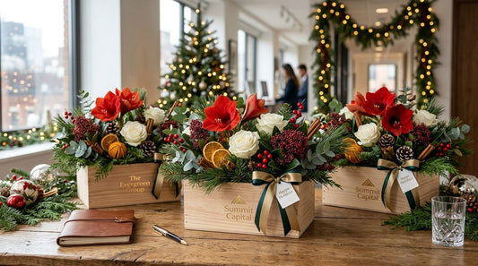 Best seasonal flower boxes for corporate holiday gifting