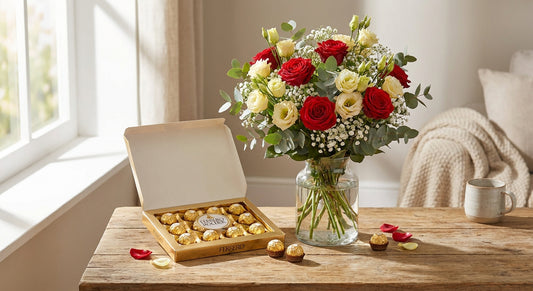 Ferrero Rocher gift boxes to pair with flower bouquets