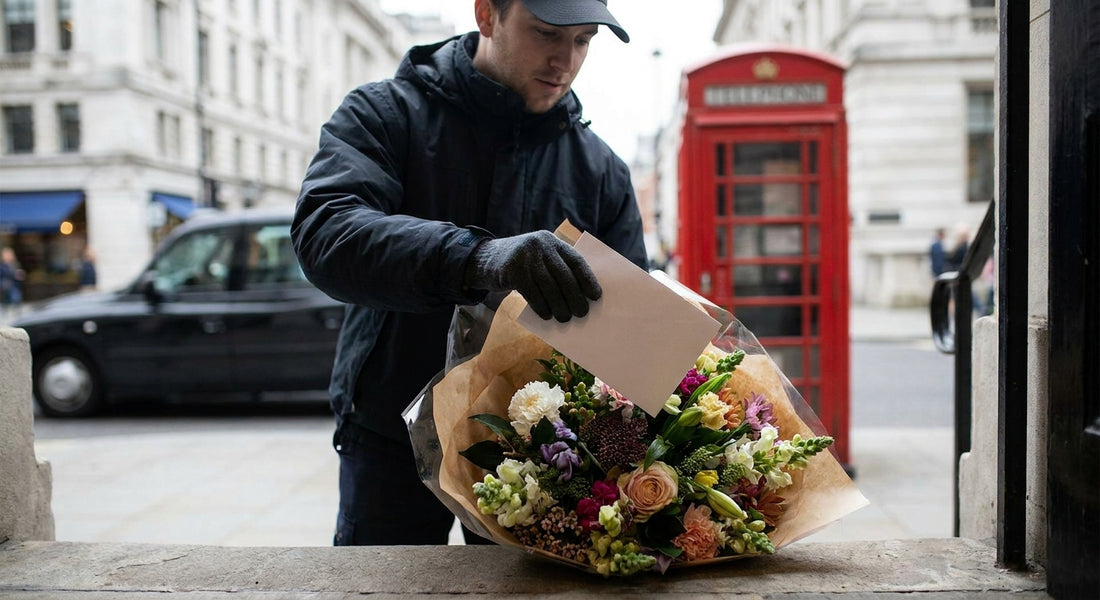 How to send an anonymous flower delivery in London