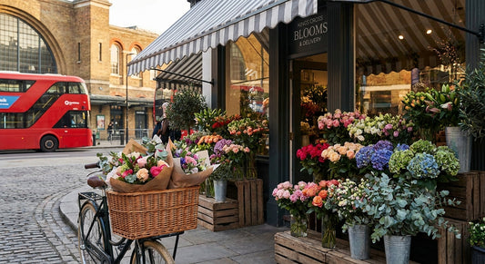 Flower delivery near Kings Cross station