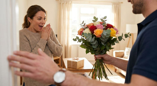 How to time a surprise flower delivery for an anniversary