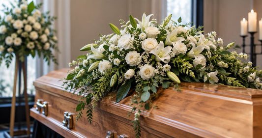 Best coffin flower sprays for a dignified funeral tribute
