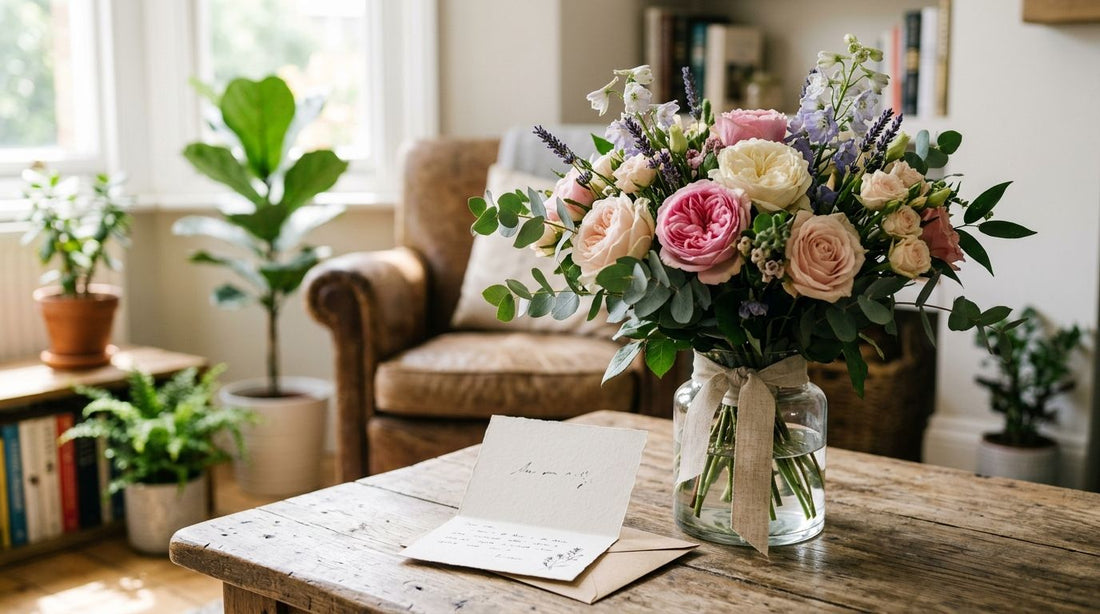 Can you send flowers with a personalised message card?