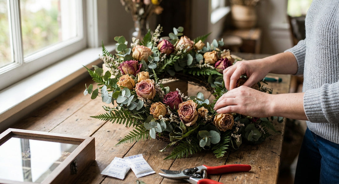 How to preserve a funeral wreath after the service