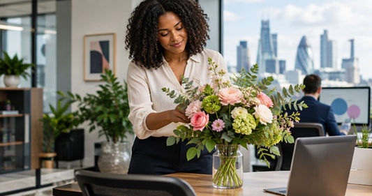 How much does corporate flower delivery cost for London offices?