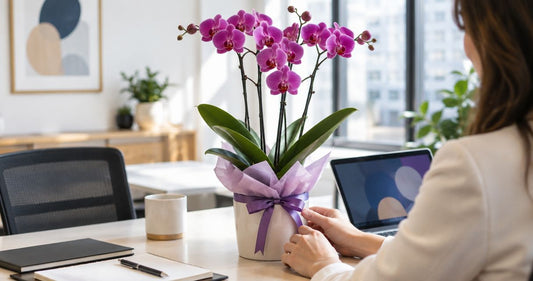 How much do orchids cost as an office gift?