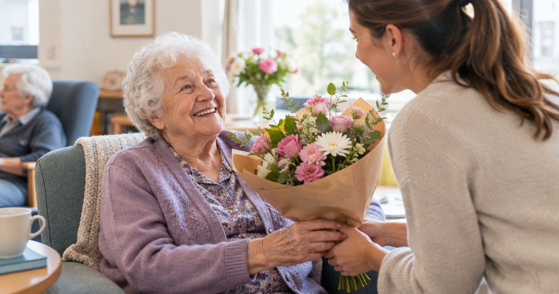 Can you send flowers to someone in a care home?