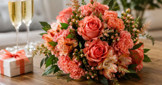 Best coral wedding anniversary flowers for a 35-year milestone