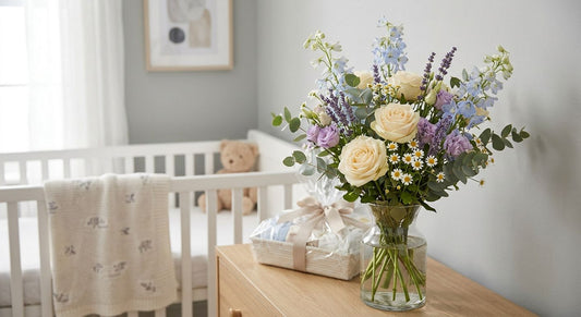 How much does it cost to send flowers for a new baby gift?