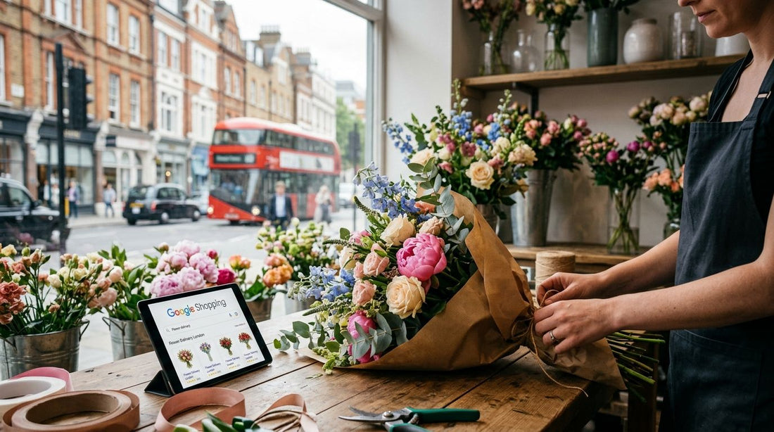 How to connect Google Shopping to same-day London flower delivery