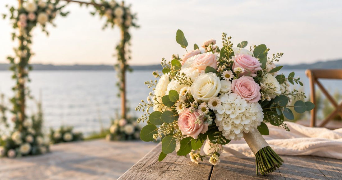 Flowers for a vow renewal ceremony