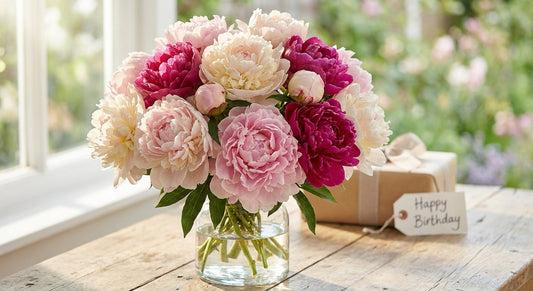 Best peonies for a spring birthday bouquet