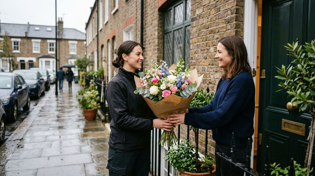 Can you get flowers delivered on a Sunday in London?