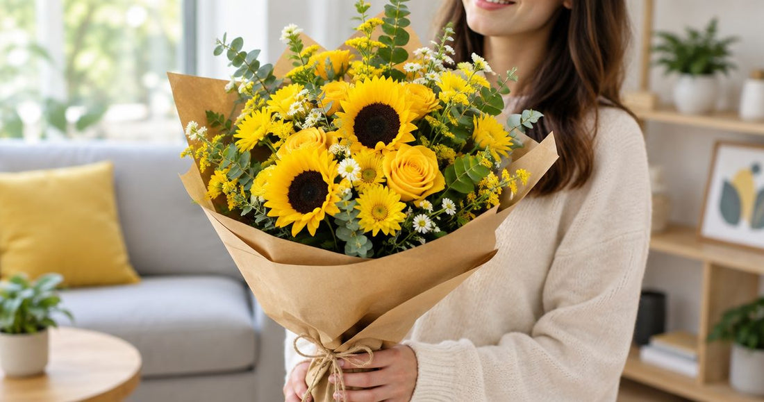 Best bright yellow flower bouquets for a cheerful gift