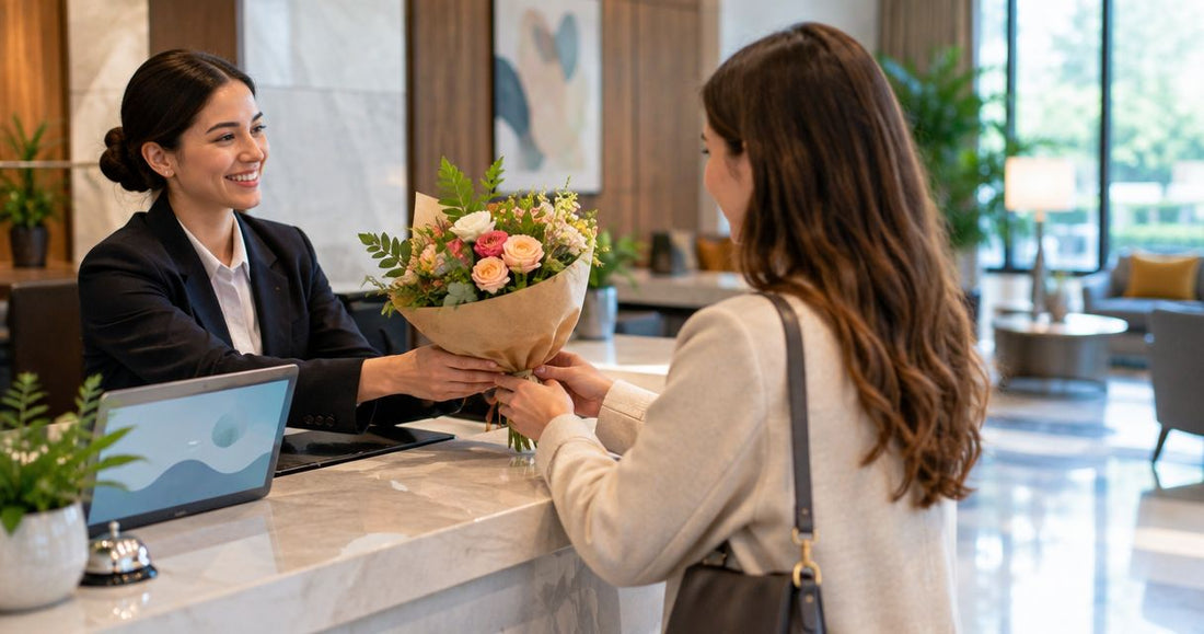 How to connect a hotel booking system to welcome-flower delivery