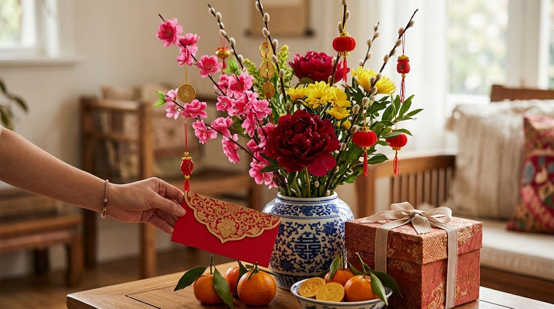 Chinese New Year flower gifts for good fortune