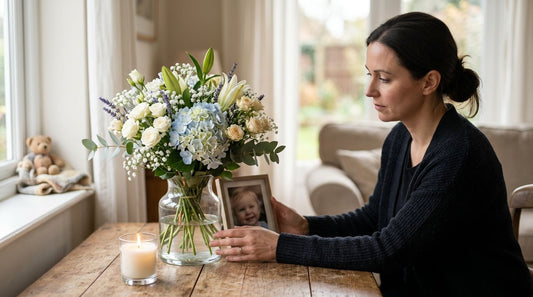 Sympathy flowers for the loss of a child