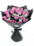 24 Long Stem Purple Rose Hand-Tied - Harrys Flowers London