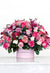 Arianna Pastel Elegance: Luxurious Pink Rose Bouquet - Harrys Flowers London