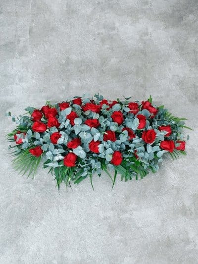 Classic Red Rose Sheaf - Harrys Flowers London