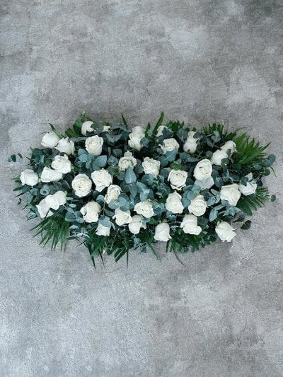 Classic White Rose Sheaf - Harrys Flowers London