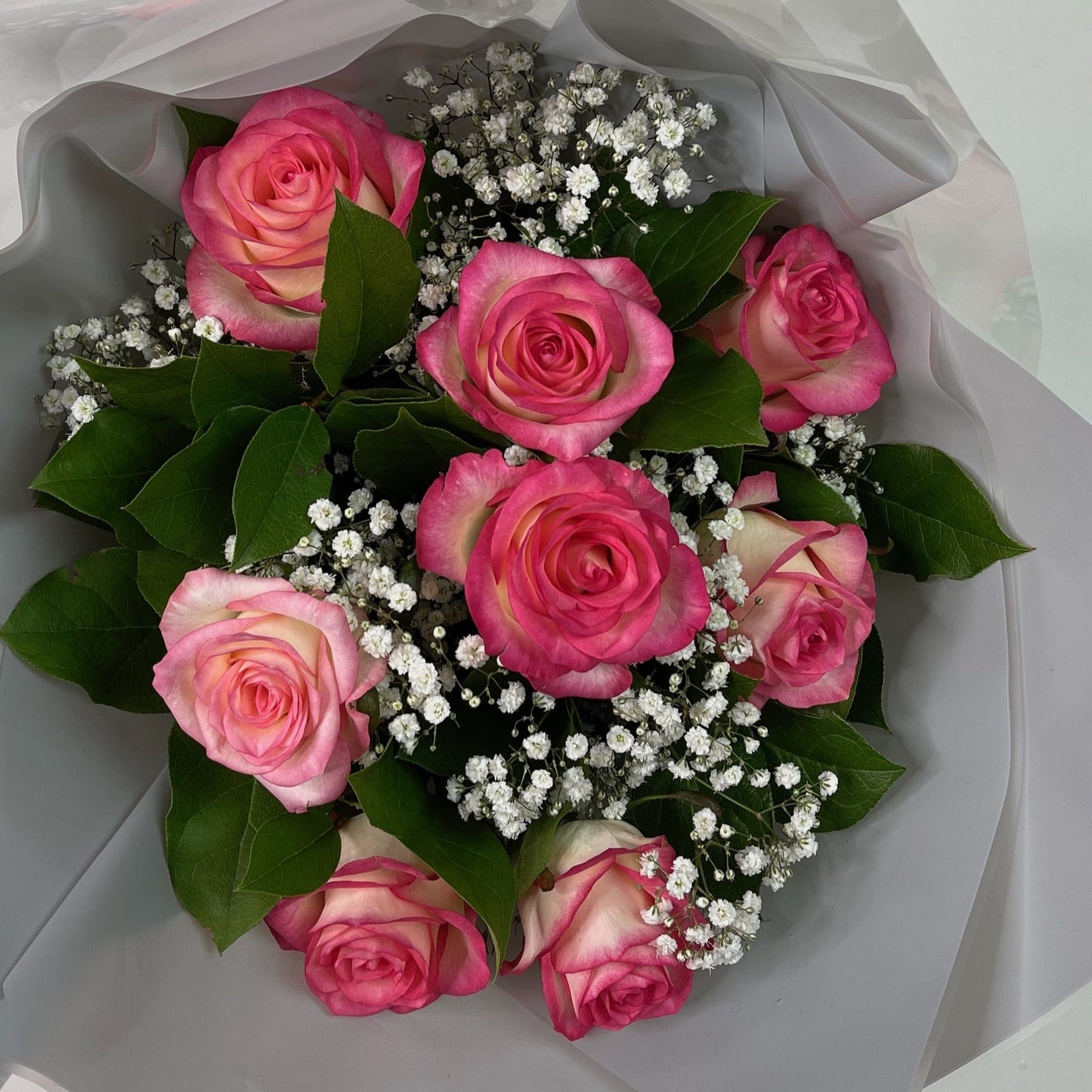 Jumillia Pink Roses - Harrys Flowers London